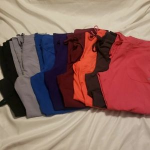 Petite large Greys Anatomy Scrub pants lot